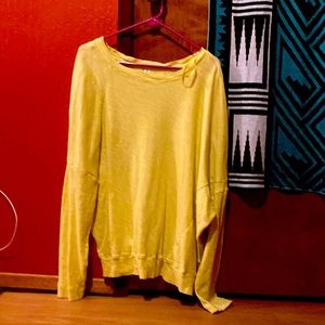 Yellow Anthropologie top